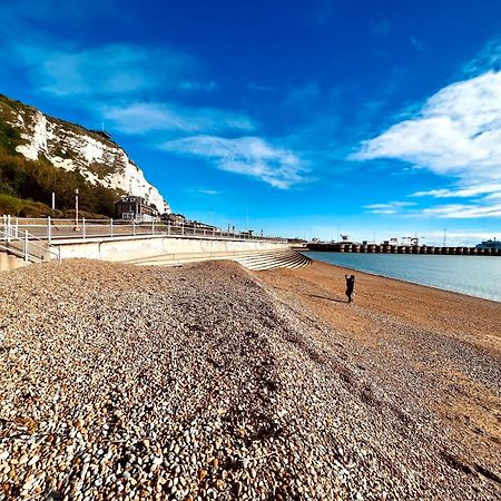 Flat 4 Marine Parade House, 1 East Cliff- Next To Dover Port, White Cliffs, Beach, Castle Luaran gambar