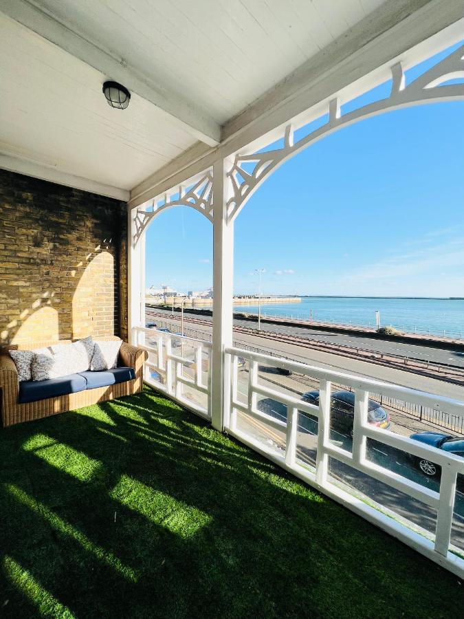 Flat 4 Marine Parade House, 1 East Cliff- Next To Dover Port, White Cliffs, Beach, Castle Luaran gambar