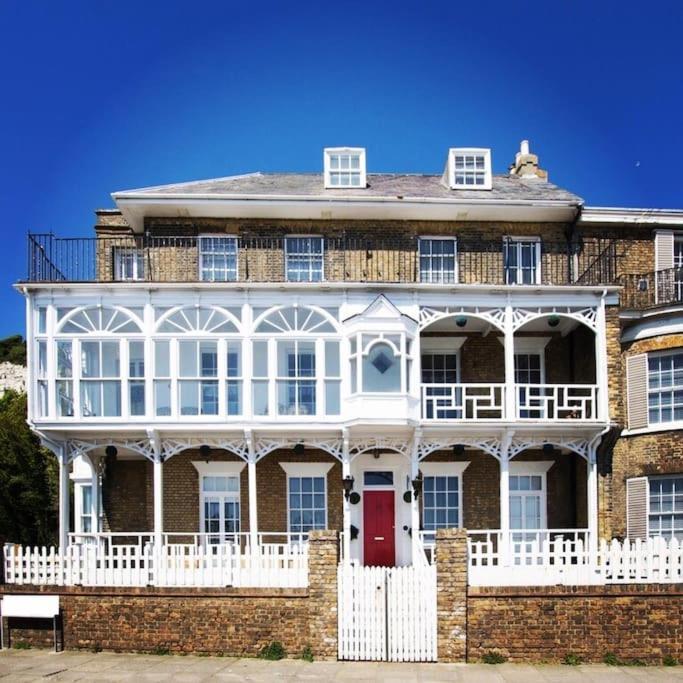 Flat 4 Marine Parade House, 1 East Cliff- Next To Dover Port, White Cliffs, Beach, Castle Luaran gambar