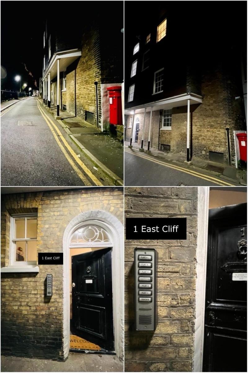 Flat 4 Marine Parade House, 1 East Cliff- Next To Dover Port, White Cliffs, Beach, Castle Luaran gambar